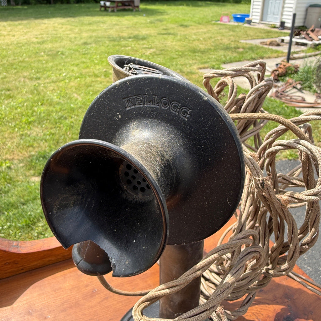 Antique Vintage 1920s Kellogg Candlestick Phone Telephone As-Is