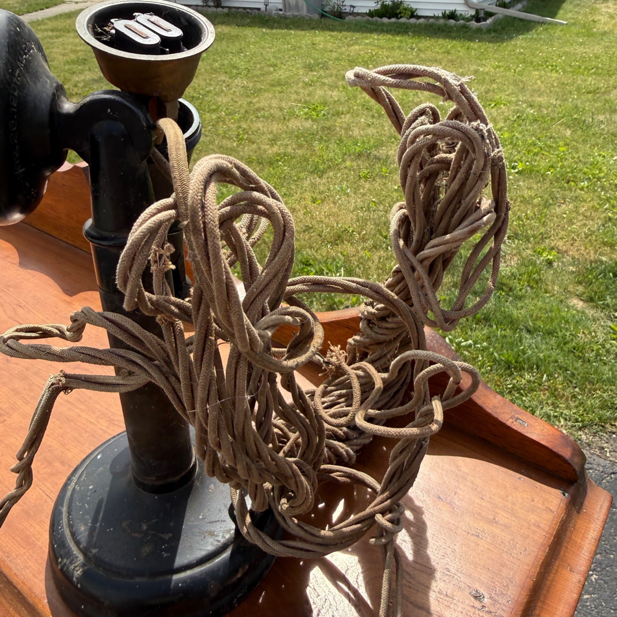 Antique Vintage 1920s Kellogg Candlestick Phone Telephone As-Is