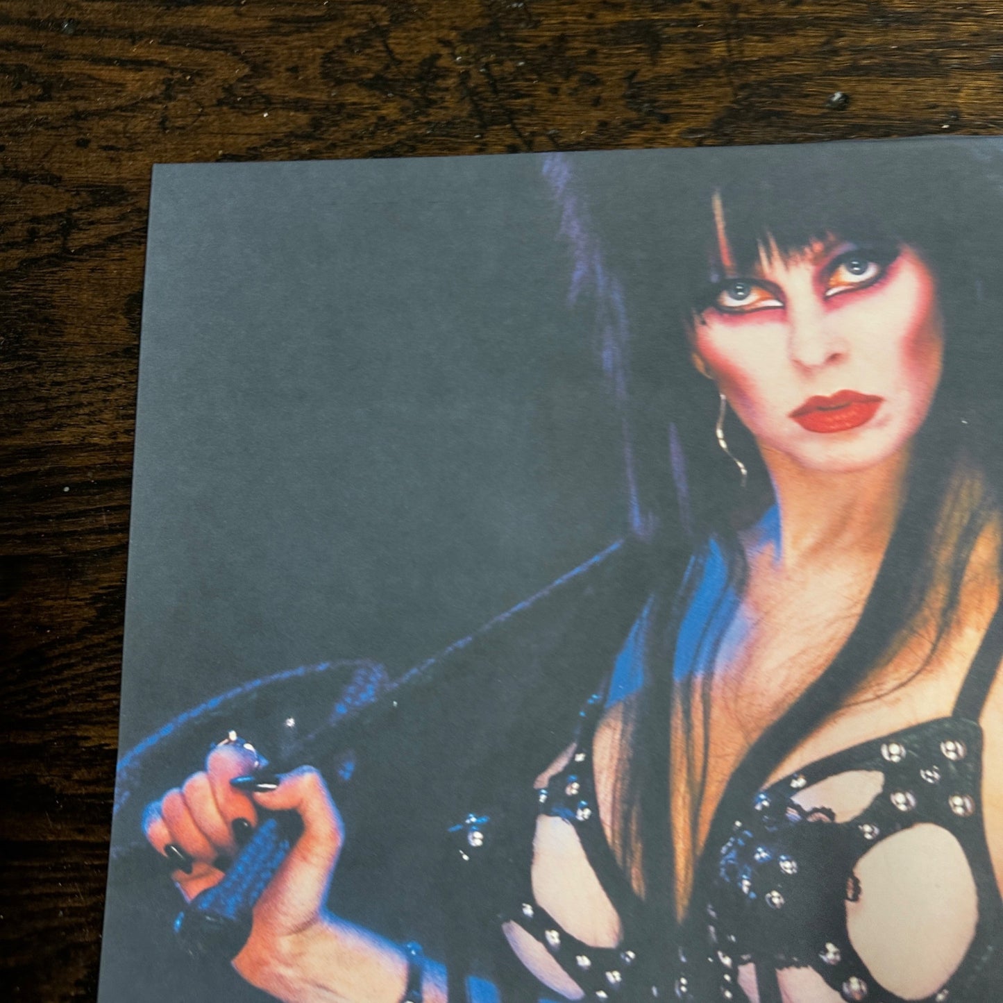 Original 1986 Elvira Mistress of the Dark Cruely Yours Poster- 13"x19"