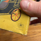 Antique Auto Old Timer's Car No. 3 Lever Action Tin Litho Model T Toy  Japan