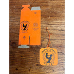 Vintage Halloween 1950s Trick or Treat for UNICEF Carton / Cardboard Bank & Tag