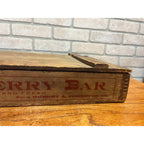 1900s Robert Johnston Raspberry Bar Store Display Wood Candy Box Milwaukee Wis