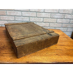 1900s Robert Johnston Raspberry Bar Store Display Wood Candy Box Milwaukee Wis