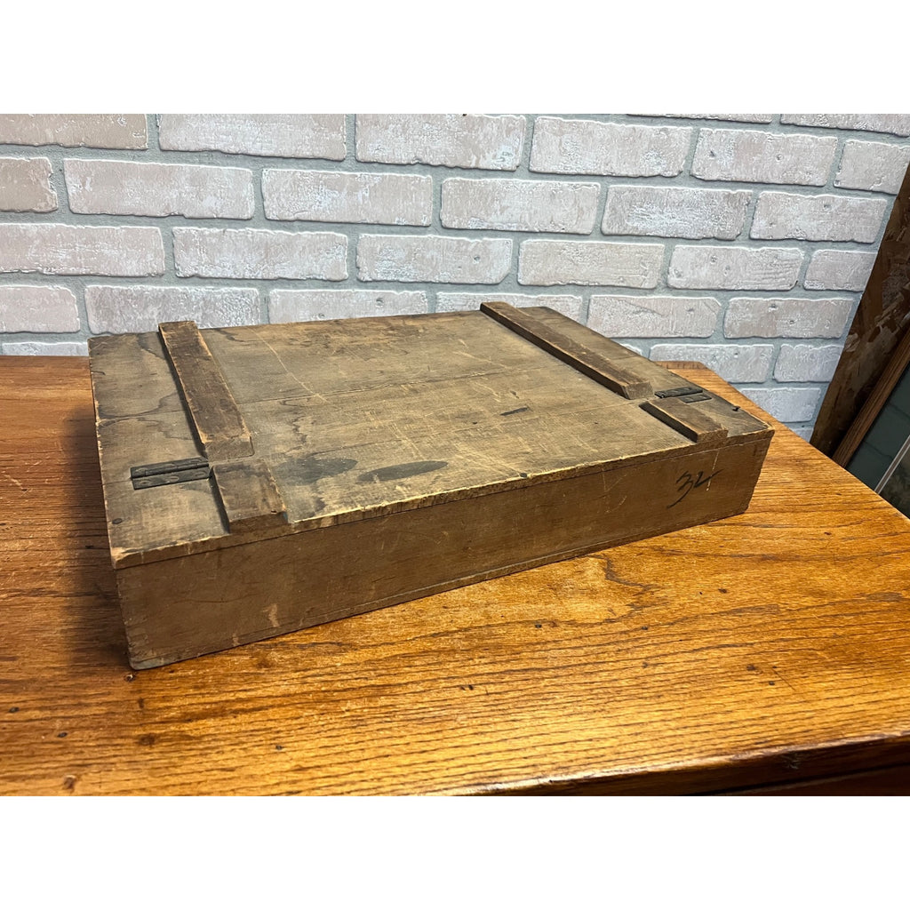 1900s Robert Johnston Raspberry Bar Store Display Wood Candy Box Milwaukee Wis