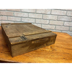 1900s Robert Johnston Raspberry Bar Store Display Wood Candy Box Milwaukee Wis