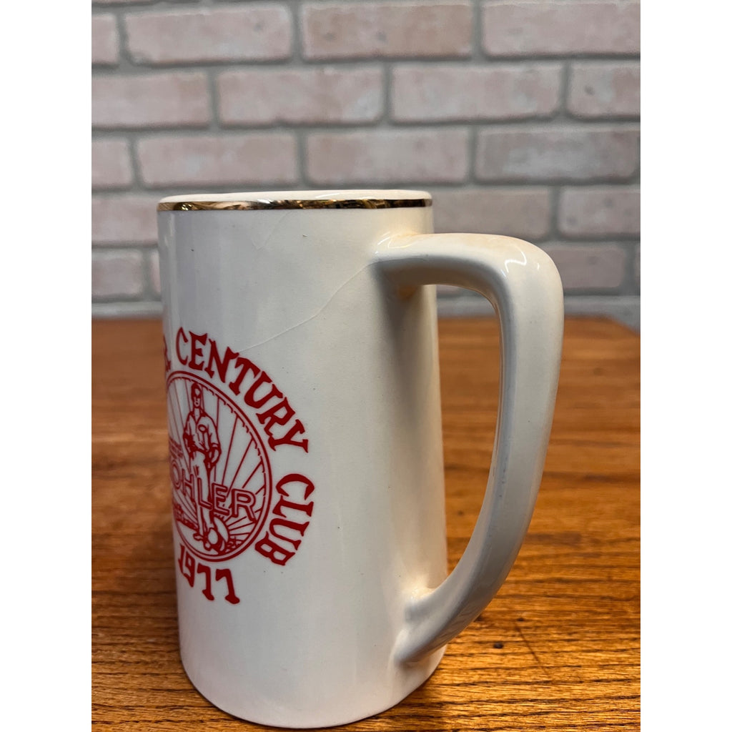 Vintage Kohler Quarter Century Club Beer Mug Stein 1977 Wisconsin Wis Wi