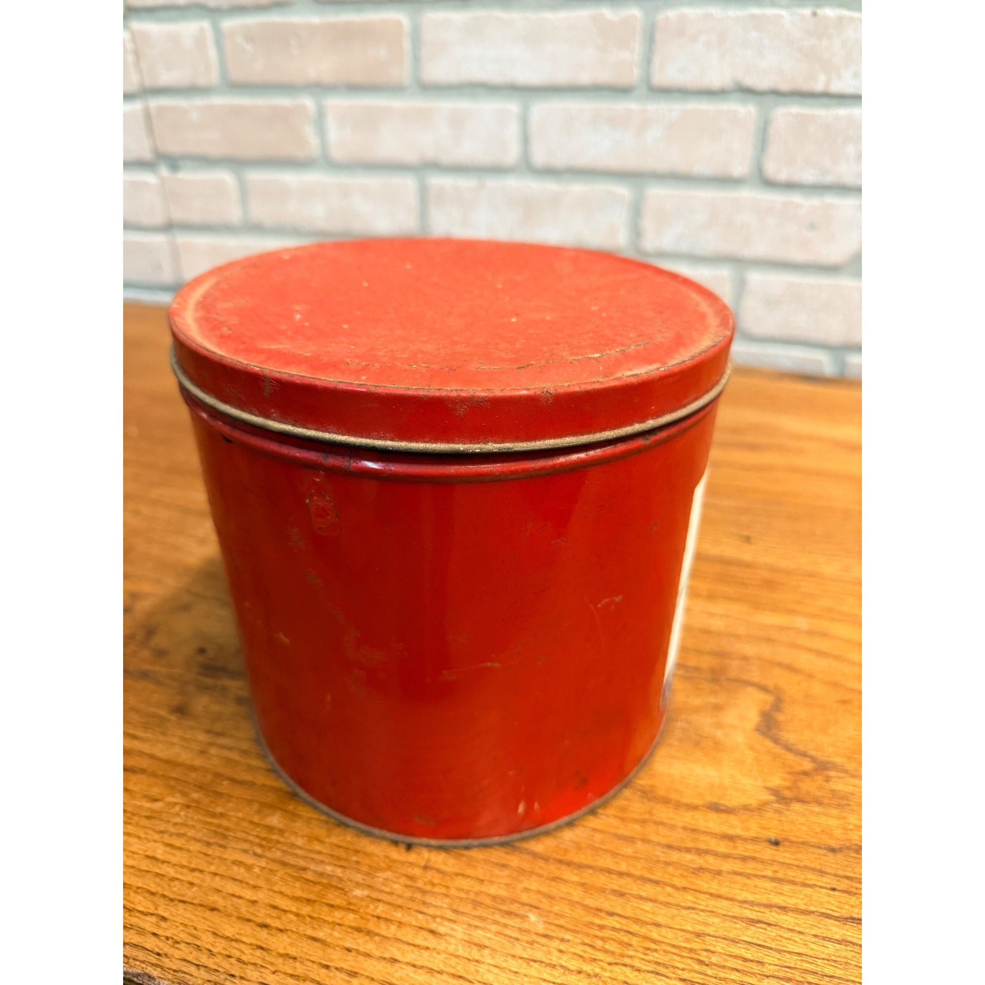 Vintage 1940s O.R. Pieper Milwaukee Wis Biscuit Candy Tin Paper Label