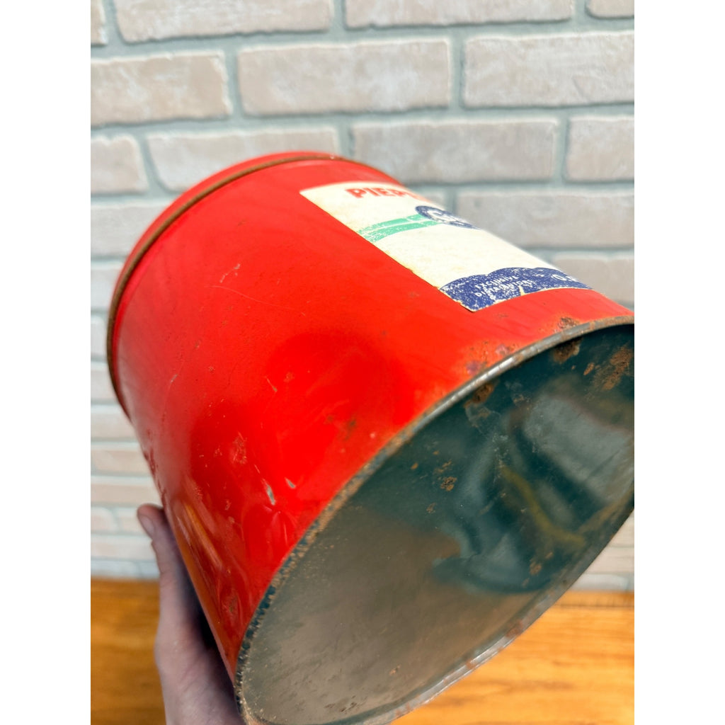 Vintage 1940s O.R. Pieper Milwaukee Wis Biscuit Candy Tin Paper Label