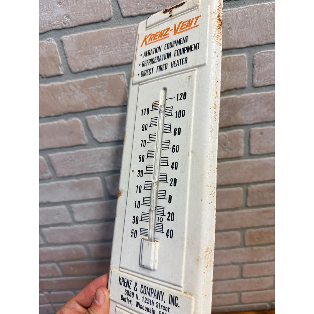 Vintage Butler Wis Krenz & Co Advertising Thermometer As-IS Wisconsin