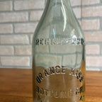 Vintage Early 1900s Orange Kiss Soda Bottle New Haven CT 1 Pint 10oz Embossed