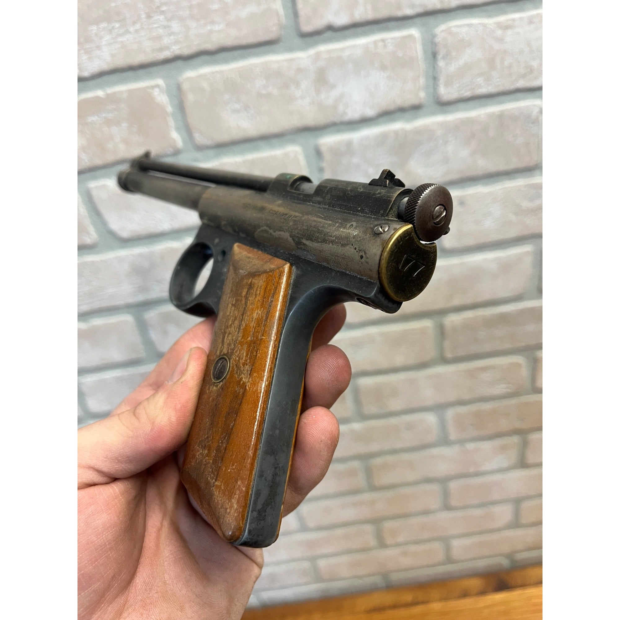 Vintage c1930s Benjamin Franklin Model .177 Pellet Air Pistol As-Is Parts/Repair
