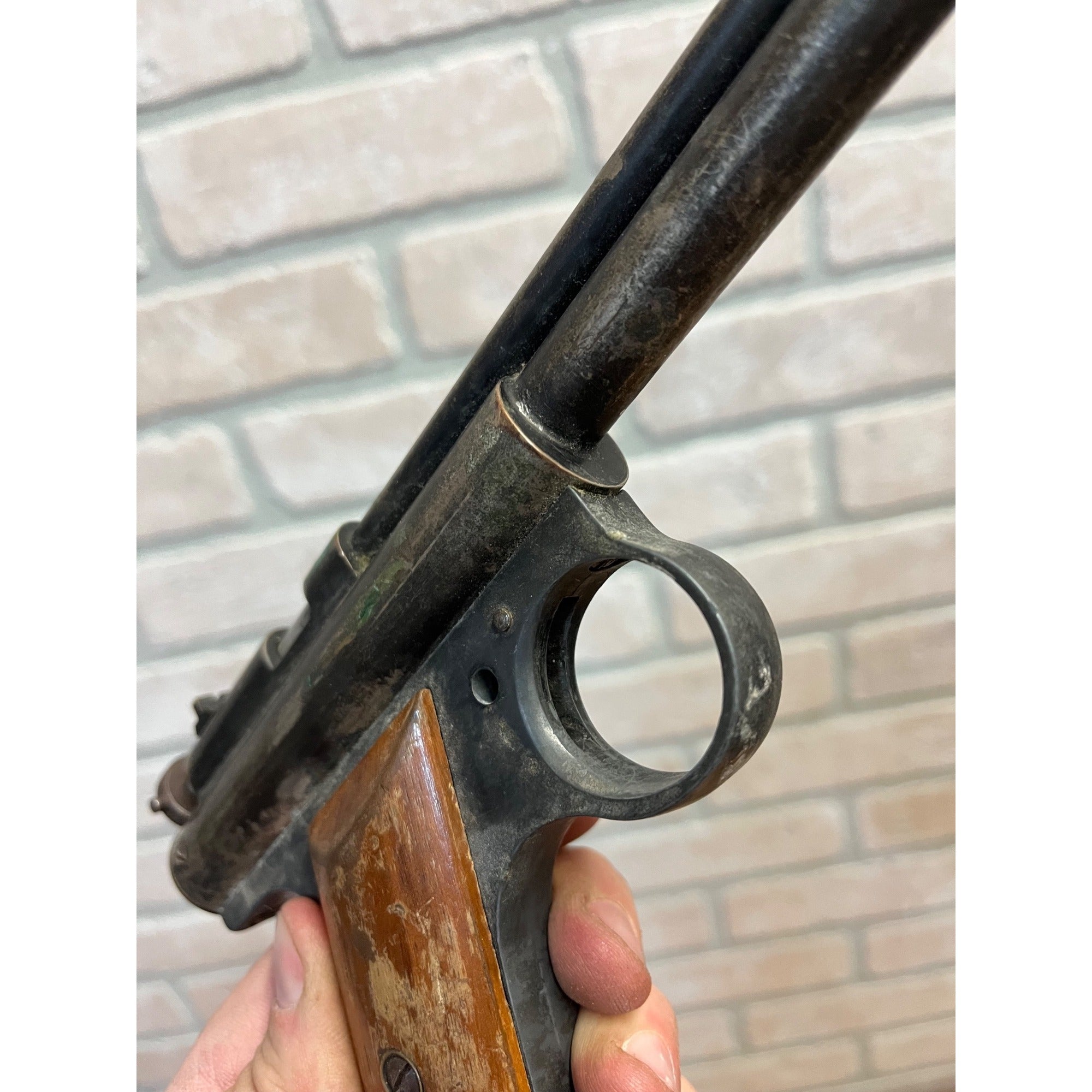 Vintage c1930s Benjamin Franklin Model .177 Pellet Air Pistol As-Is Parts/Repair