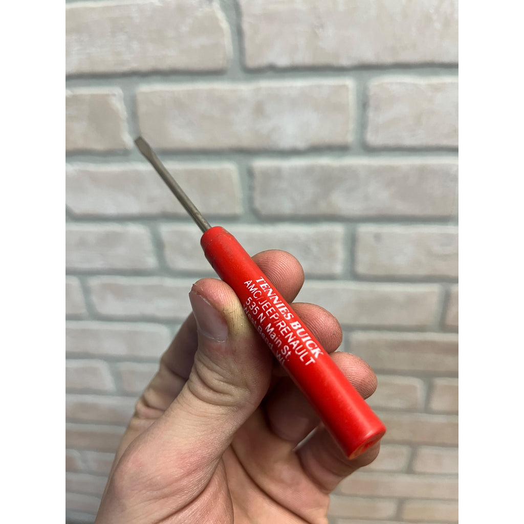 Vintage Tennies Buick AMC Jeep Dealer Promo Advertising Screwdriver West Bend WI
