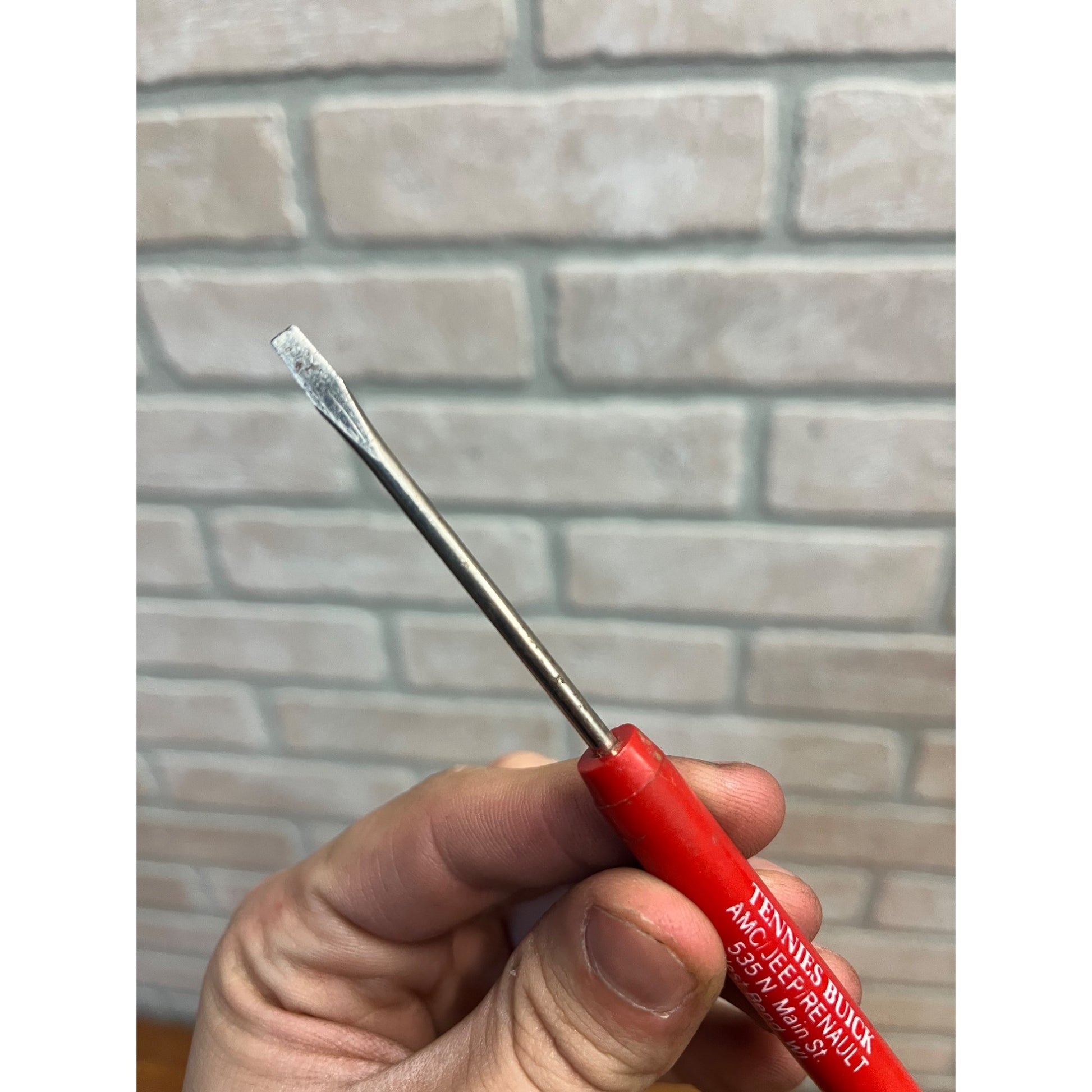 Vintage Tennies Buick AMC Jeep Dealer Promo Advertising Screwdriver West Bend WI