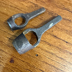 2 Vintage Early Wad Cutter Hole Punches Leather Hole Punch 3/4" and 1/2" Tools
