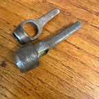 2 Vintage Early Wad Cutter Hole Punches Leather Hole Punch 3/4" and 1/2" Tools