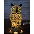 Vintage 1930s Owl Figural Perfume Aroma Lamp Light German Halloween Signed DRP