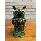 Vintage 1930s Owl Figural Perfume Aroma Lamp Light German Halloween Signed DRP