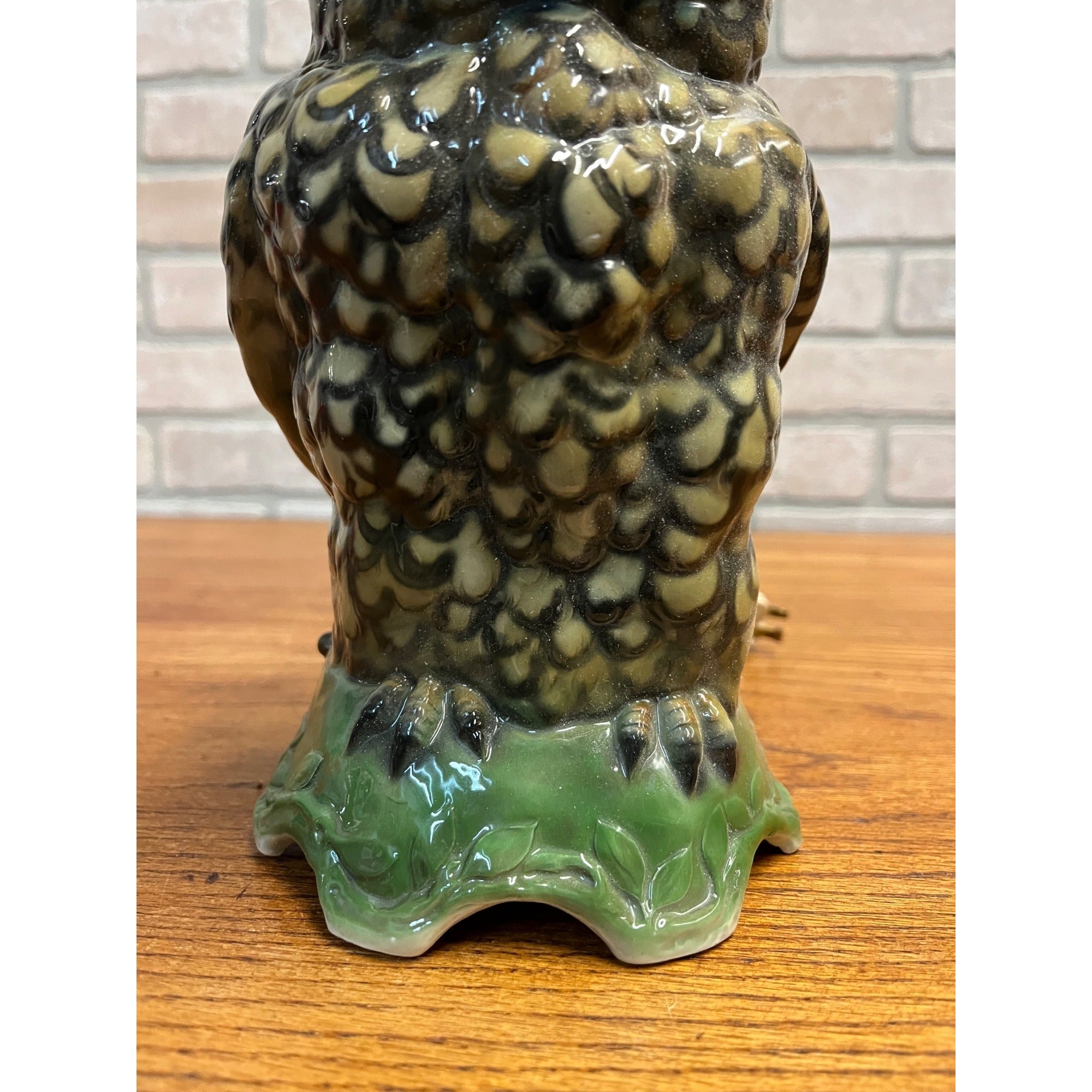 Vintage 1930s Owl Figural Perfume Aroma Lamp Light German Halloween Signed DRP