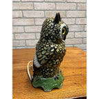 Vintage 1930s Owl Figural Perfume Aroma Lamp Light German Halloween Signed DRP
