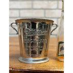 Vintage 1950s Miller High Life Mini Beer Bucket And Miniature Beer Bottle