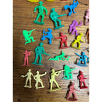 Vintage Huge Lot Plastic Cowboy & Indian Figures
