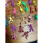 Vintage Huge Lot Plastic Cowboy & Indian Figures