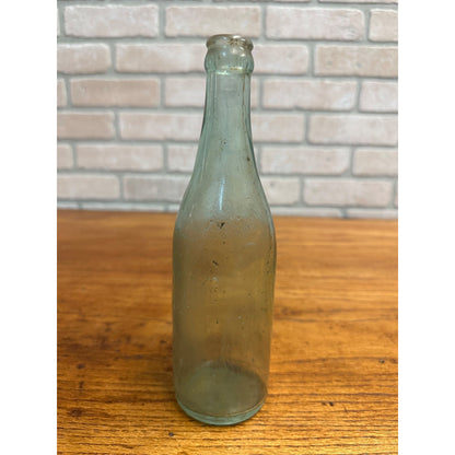 Vintage Roseneck Brewing Co. Beer Bottle Clear Aqua Embossed Richmond VA