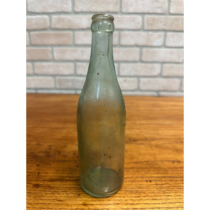 Vintage Roseneck Brewing Co. Beer Bottle Clear Aqua Embossed Richmond VA