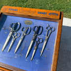 Vintage Eversharp Scissors Advertising Display Case Acme Shears