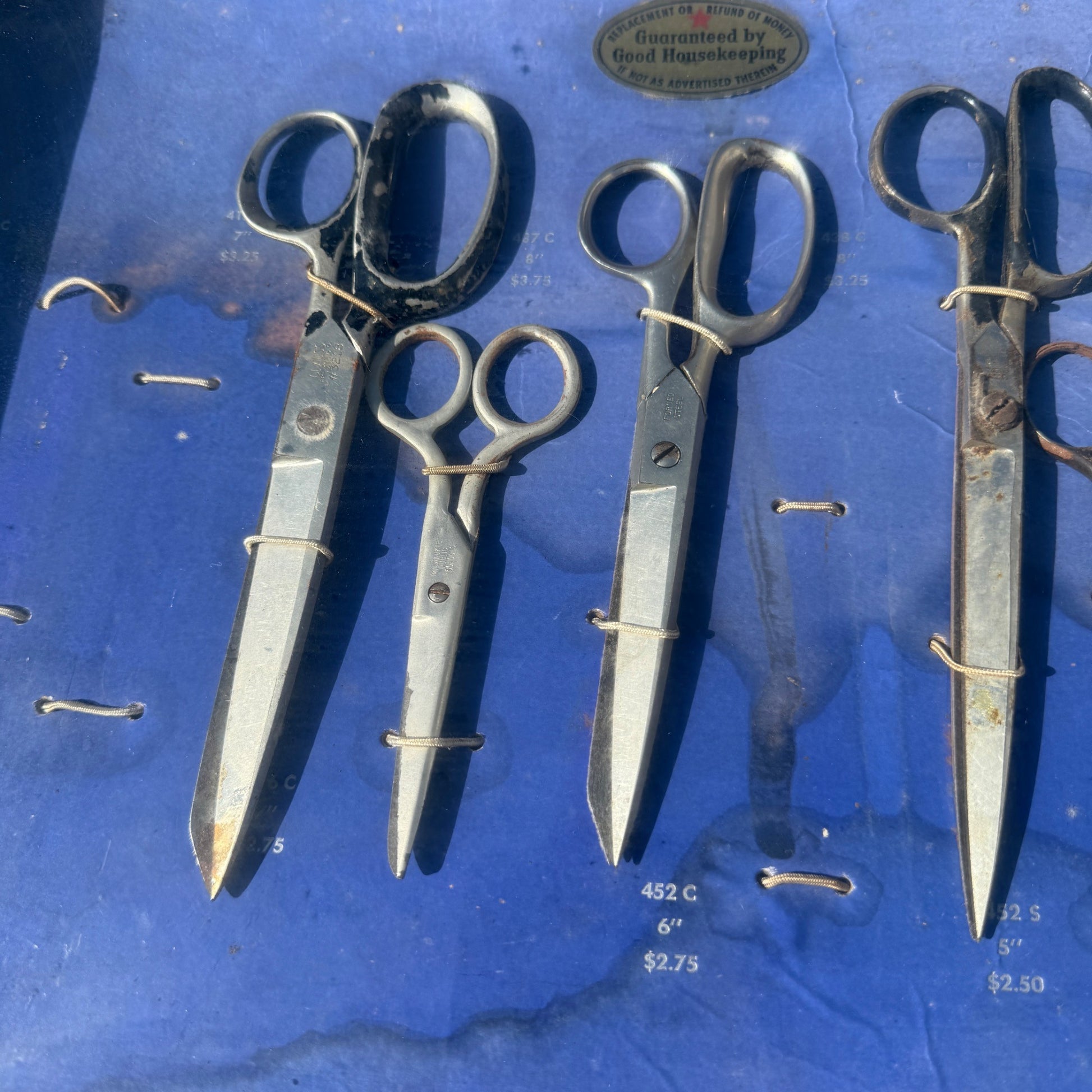 Vintage Eversharp Scissors Advertising Display Case Acme Shears