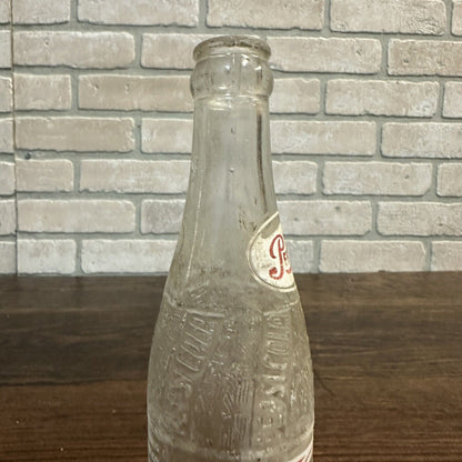 Vintage 1950s 8oz Pepsi Cola Red White ACL Bottle Winston Salem NC