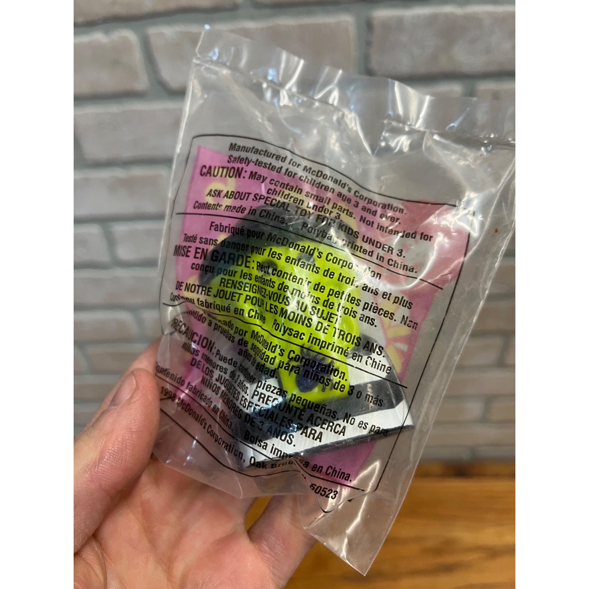 McDonalds Happy Meal Toy Haunted Halloween Hamburglar #6 Monster Mask 1998