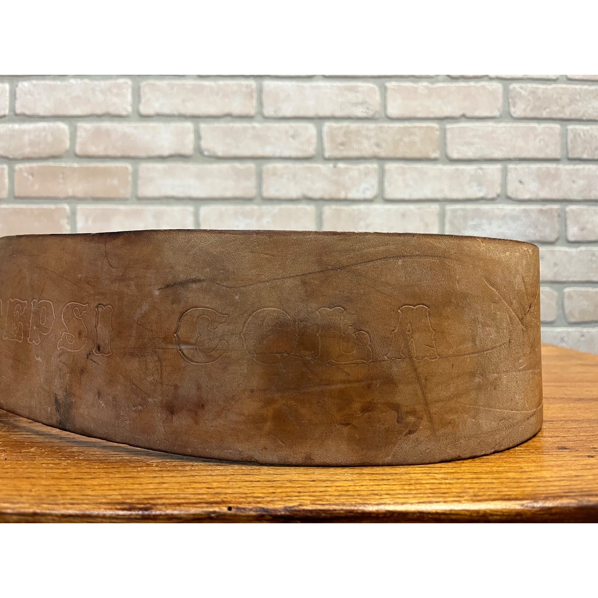 RARE Vintage "Pepsi Cola" Delivery Truck Driver Leather Kidney Belt Back Brace