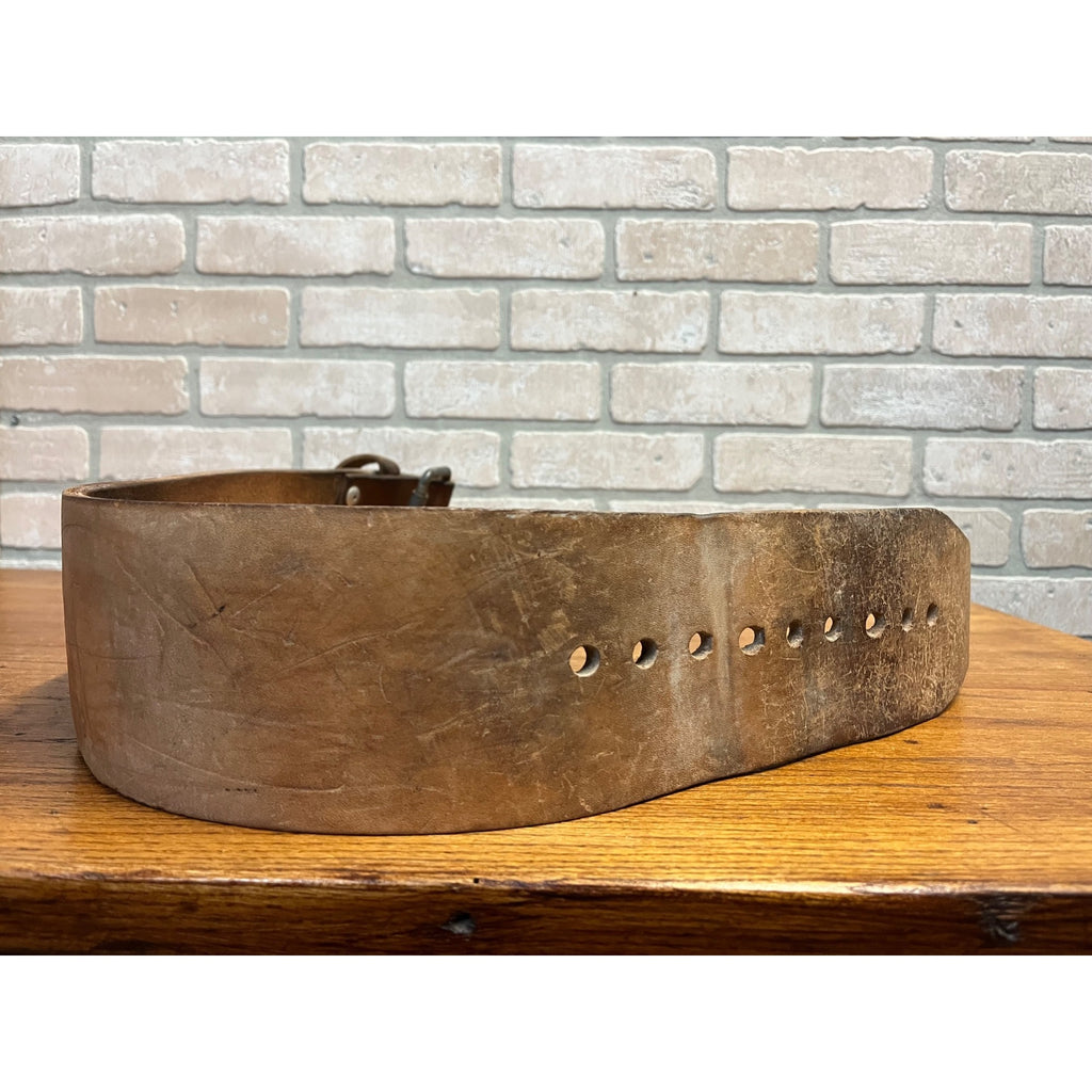 RARE Vintage "Pepsi Cola" Delivery Truck Driver Leather Kidney Belt Back Brace