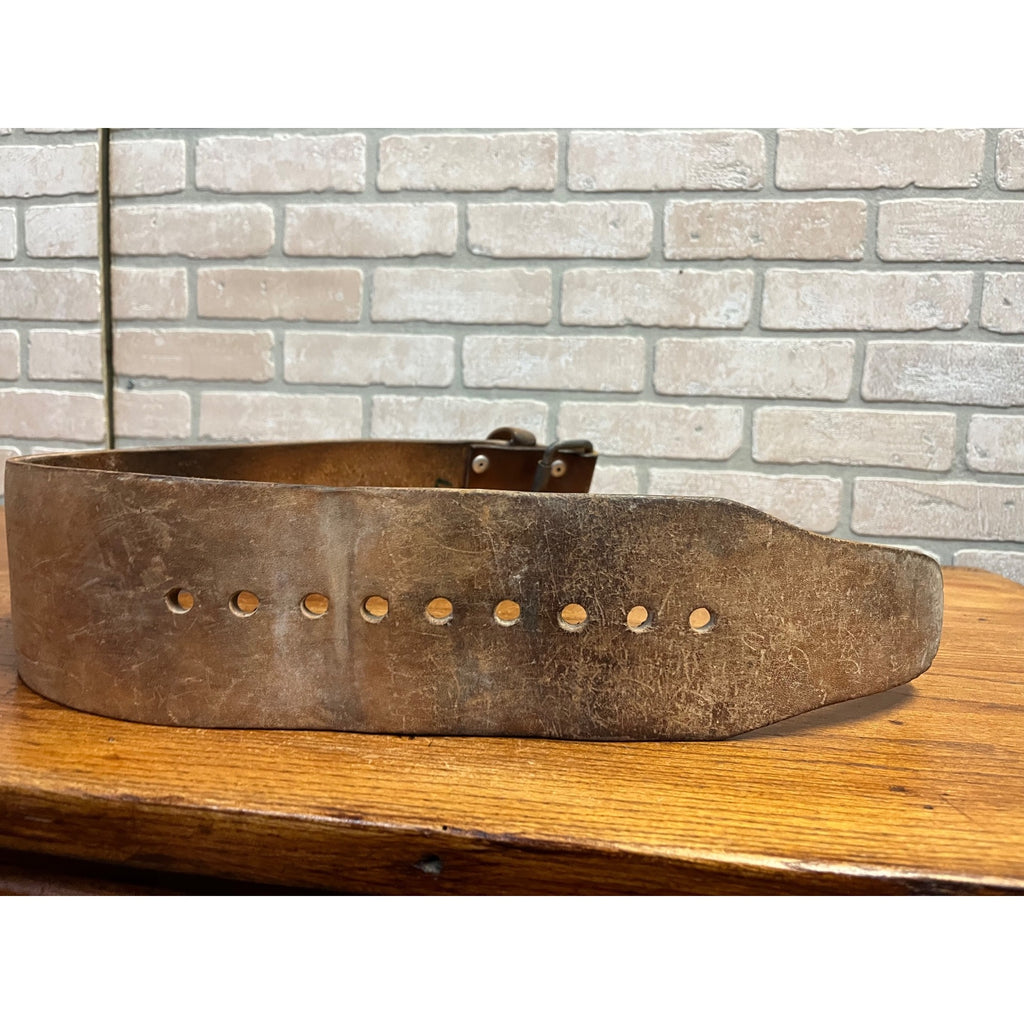 RARE Vintage "Pepsi Cola" Delivery Truck Driver Leather Kidney Belt Back Brace