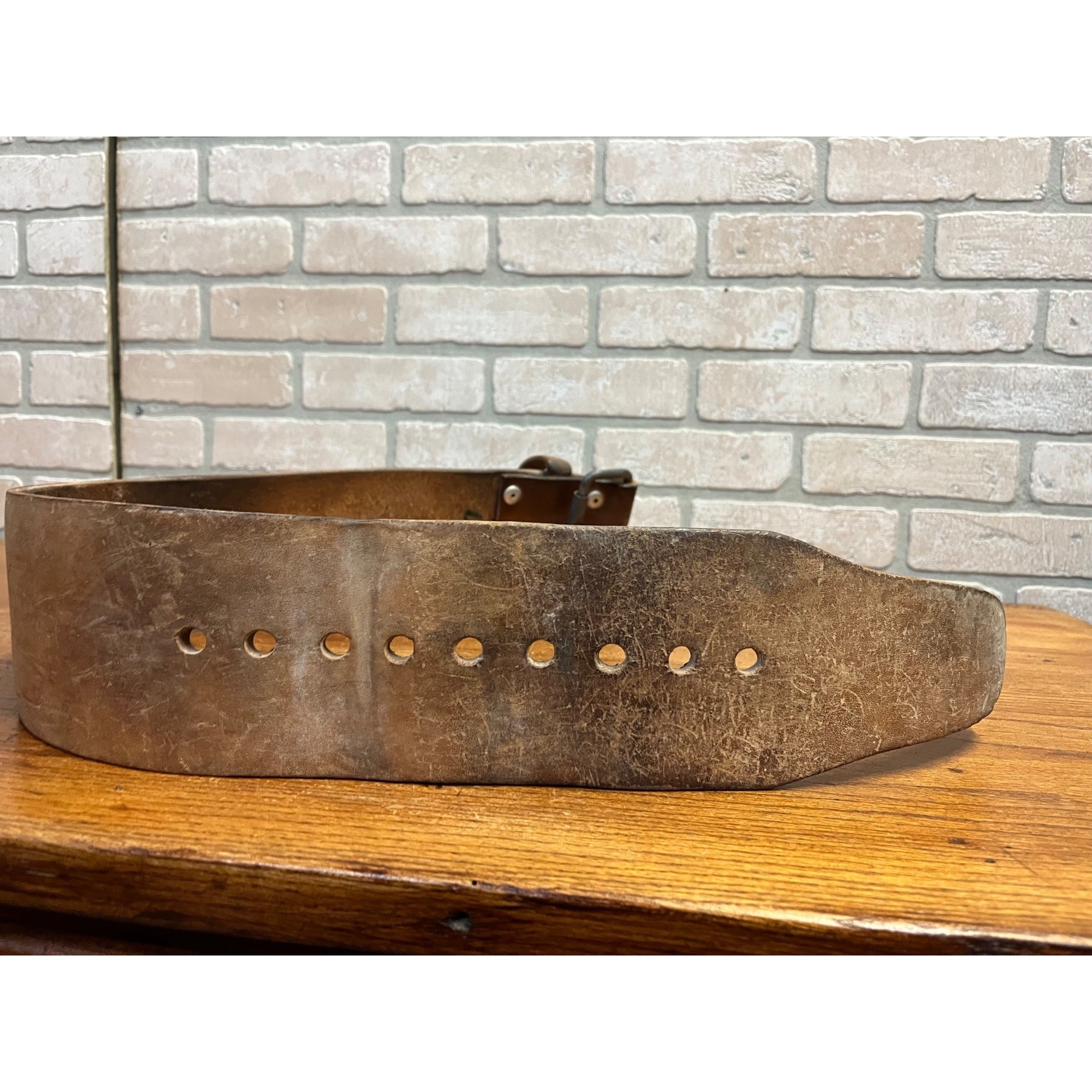 RARE Vintage "Pepsi Cola" Delivery Truck Driver Leather Kidney Belt Back Brace