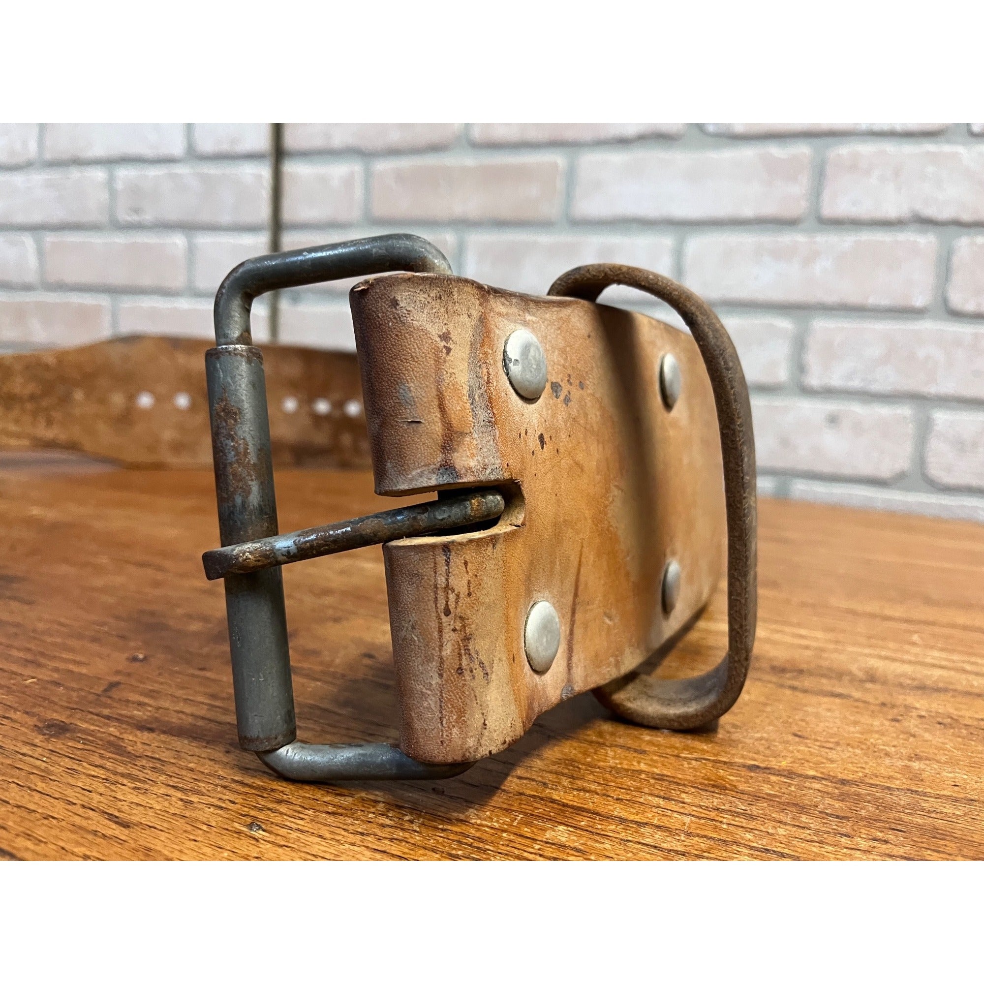 RARE Vintage "Pepsi Cola" Delivery Truck Driver Leather Kidney Belt Back Brace