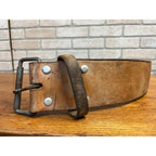 RARE Vintage "Pepsi Cola" Delivery Truck Driver Leather Kidney Belt Back Brace