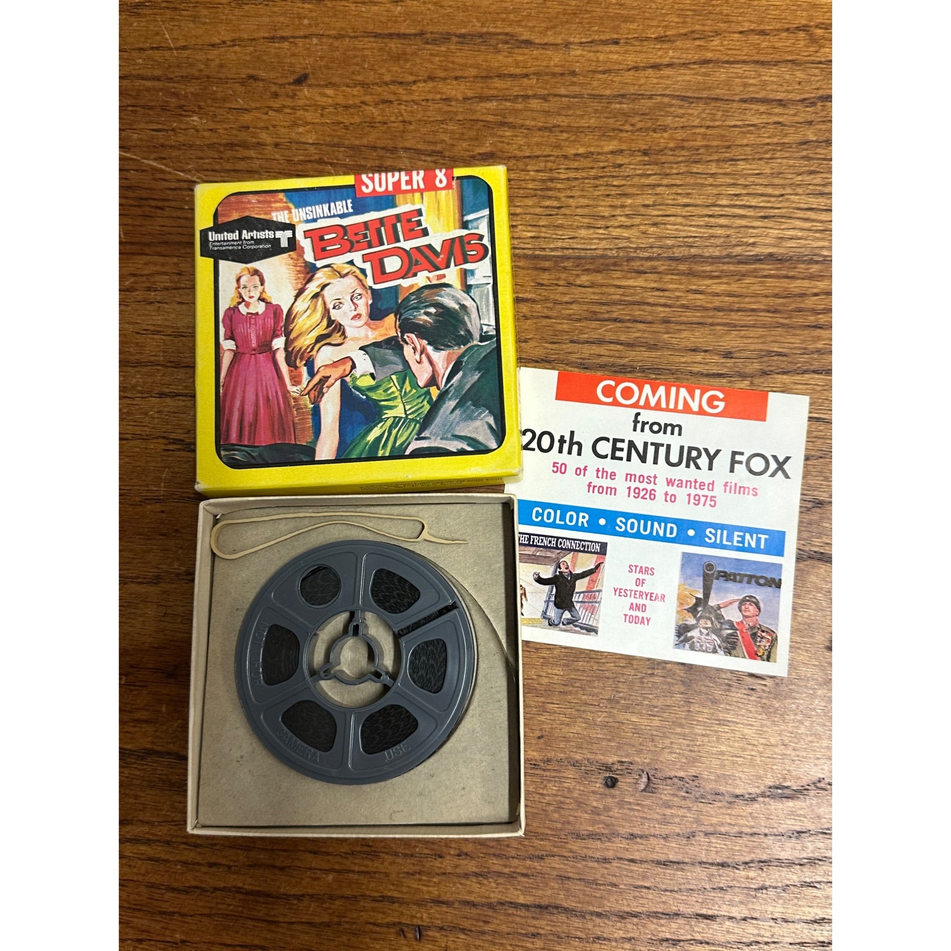 Vintage 8mm Super 8 5" Reel The Unsinkable Bette Davis United Artists