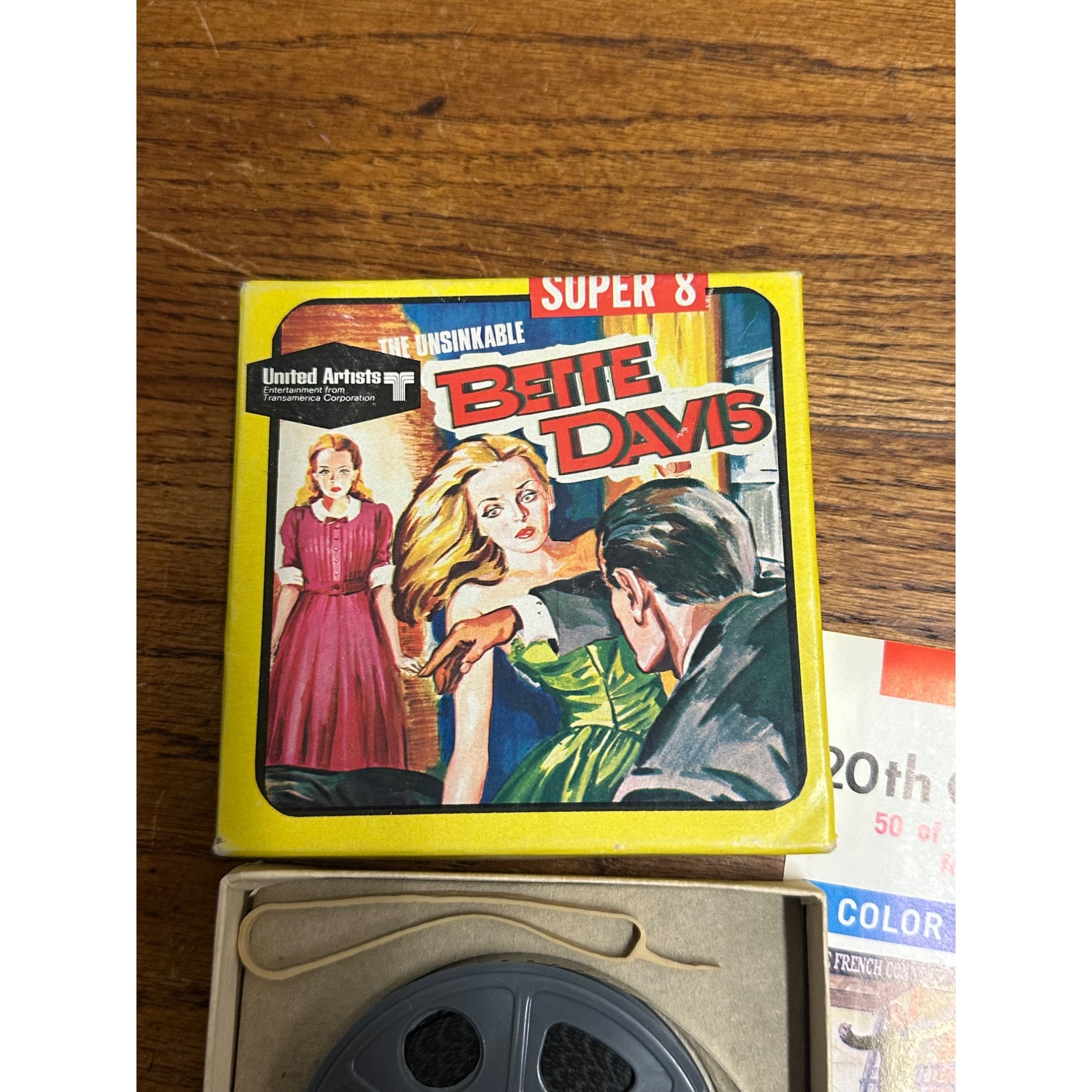 Vintage 8mm Super 8 5" Reel The Unsinkable Bette Davis United Artists
