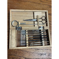 Vintage School Dissecting Science Tool Kit Biology Lab Instruments Case
