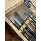 Vintage School Dissecting Science Tool Kit Biology Lab Instruments Case