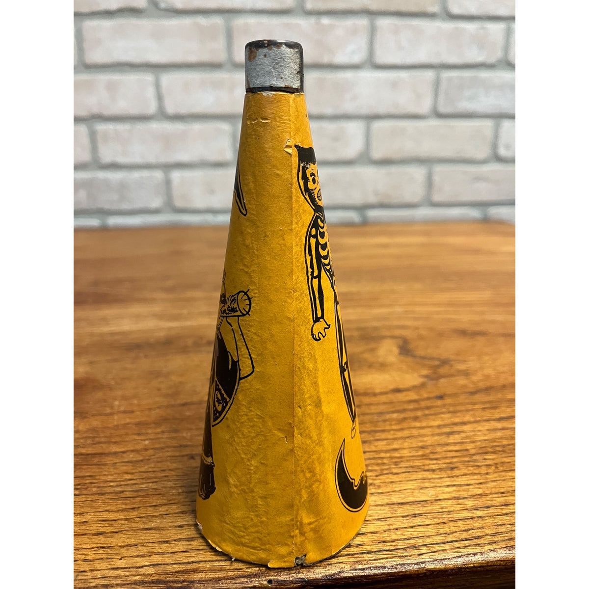 Antique Vintage Halloween Paper Litho Cardboard Party Horn Noisemaker Bugle
