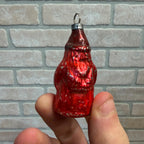 Antique 1930s Father Christmas Santa Claus Glass Ornament Early