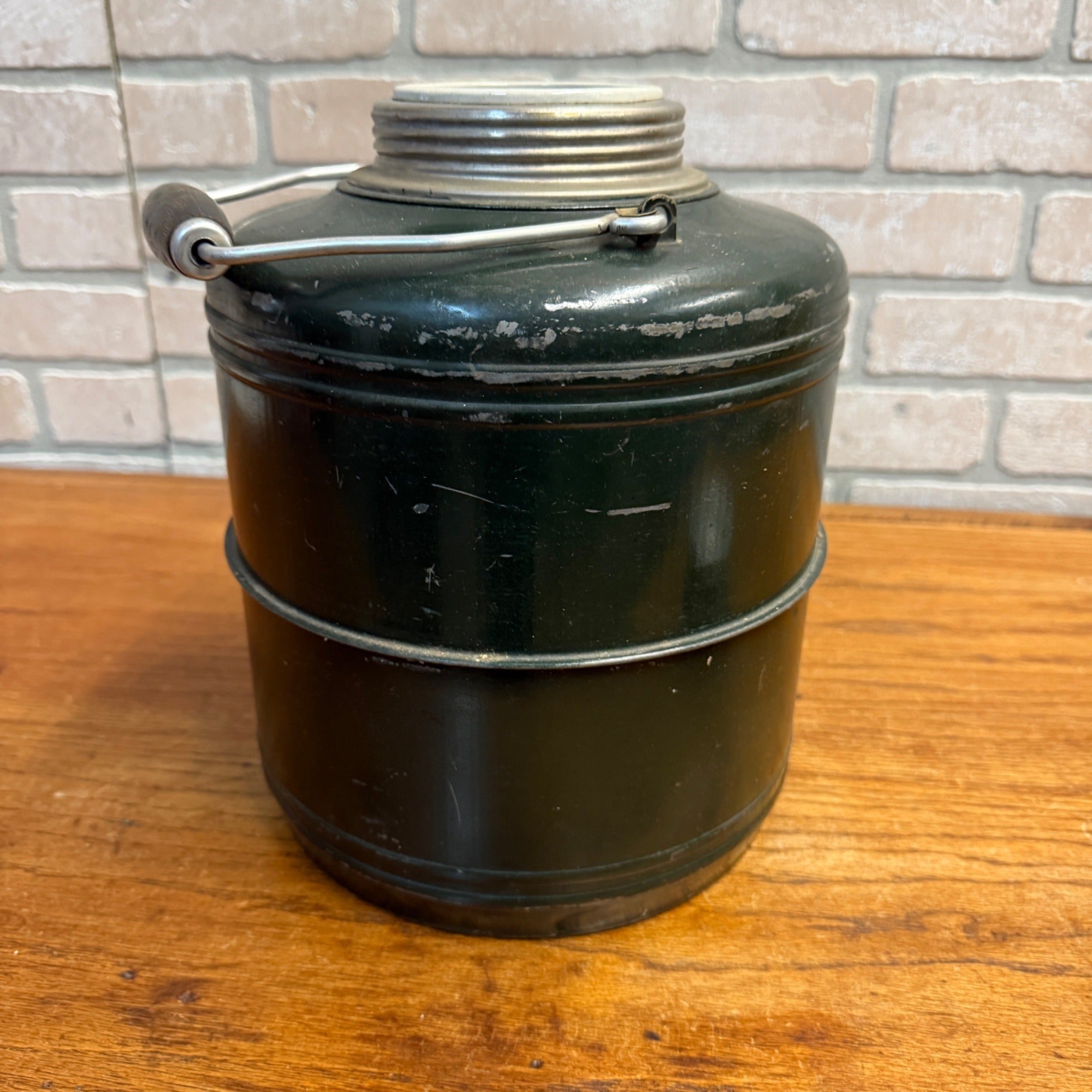 Aladdin Thermalware Jar Chicago USA | JUG THERMOS | Vintage Antique Army Green
