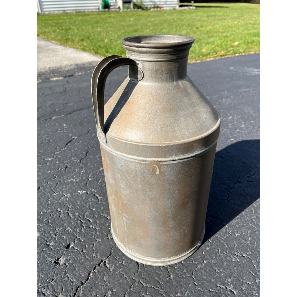 Rare Vintage Ogden Dairy Chicago Farm Milk Embossed Cream Can 3 Gallon
