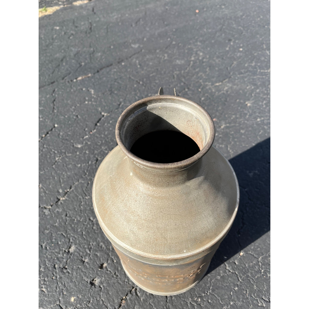 Rare Vintage Ogden Dairy Chicago Farm Milk Embossed Cream Can 3 Gallon