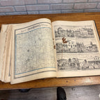 Antique 1874 Fond du Lac County Wisconsin Plat Map Complete Nice Condition