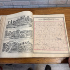 Antique 1874 Fond du Lac County Wisconsin Plat Map Complete Nice Condition